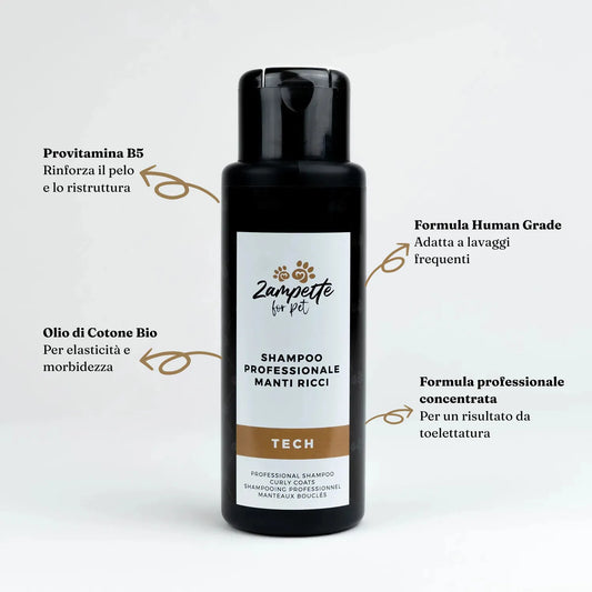 Shampoo professionale manti ricci