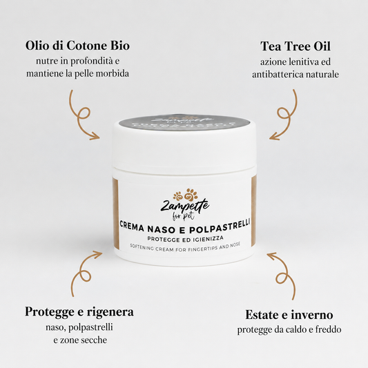 Crema per naso e polpastrelli