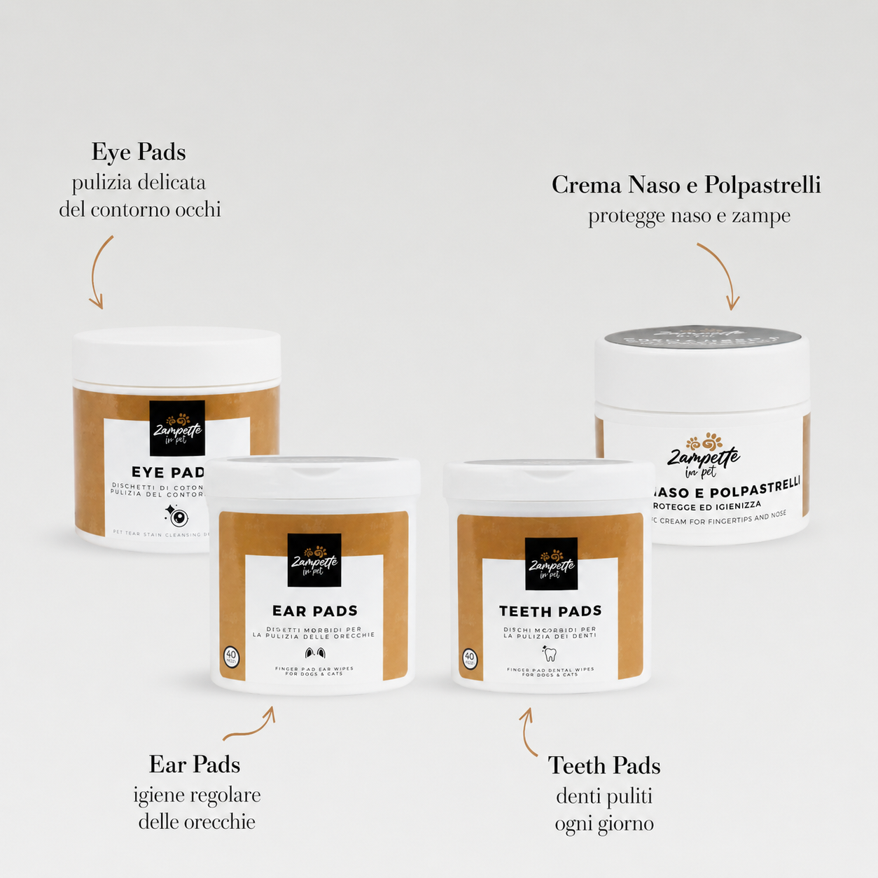 Kit pads + crema naso e polpastrelli